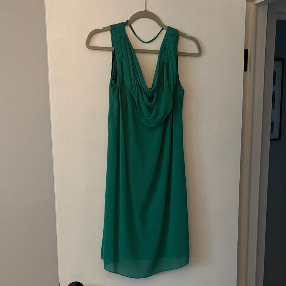 Vince Camuto Teal Backless Dress